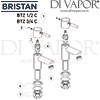 Bristan Blitz Basin Taps Spares